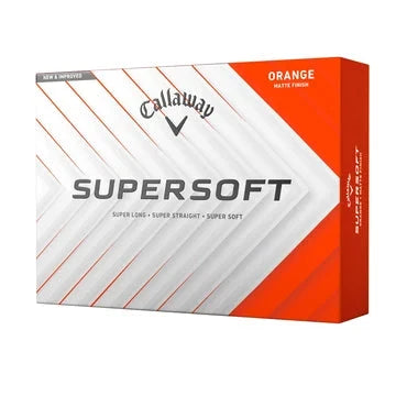 Callaway 2025 Supersoft Orange Golf Balls 12Pk CALLAWAY BALLS Callaway