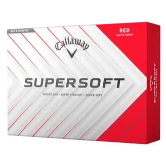 Callaway 2025 Supersoft Red Golf Balls 12Pk CALLAWAY BALLS Callaway