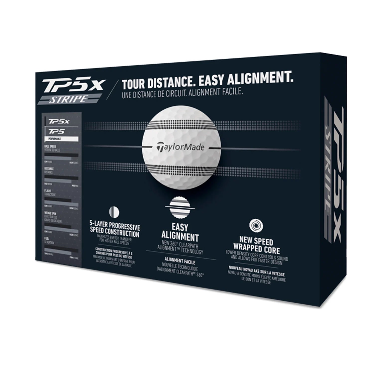 TaylorMade TP5x Stripe Golf Balls TAYLORMADE BALLS TaylorMade