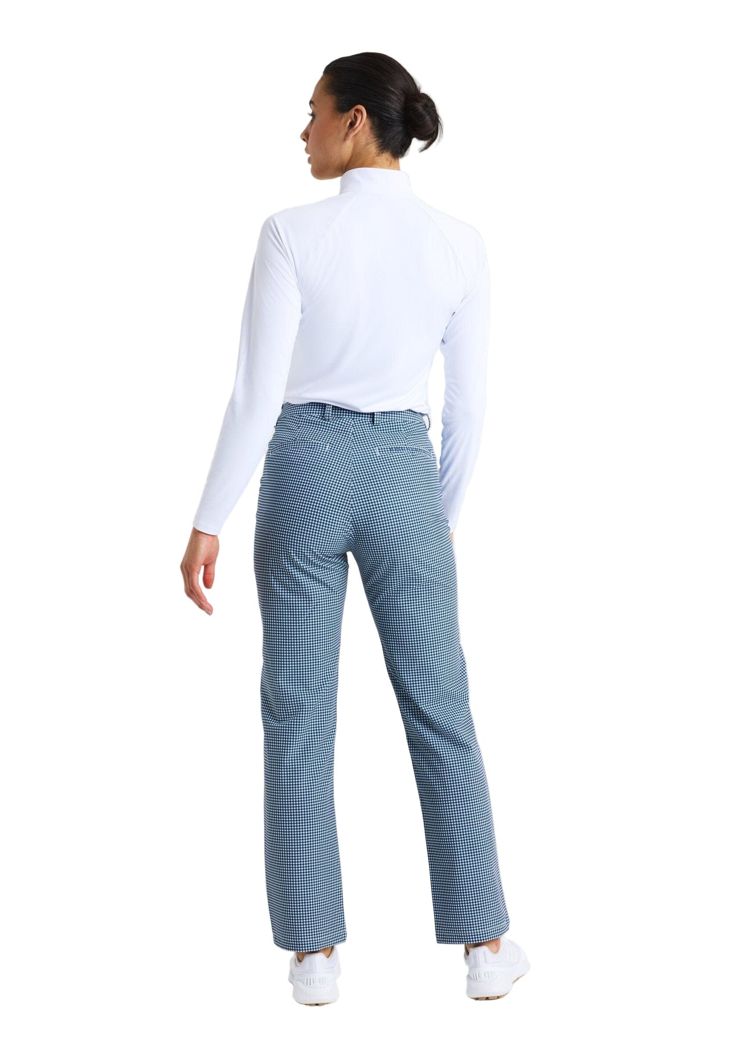 Rohnisch Fairway Brushed Minicheck Golf Trousers ROHNISCH LADIES SHORTS Rohnisch
