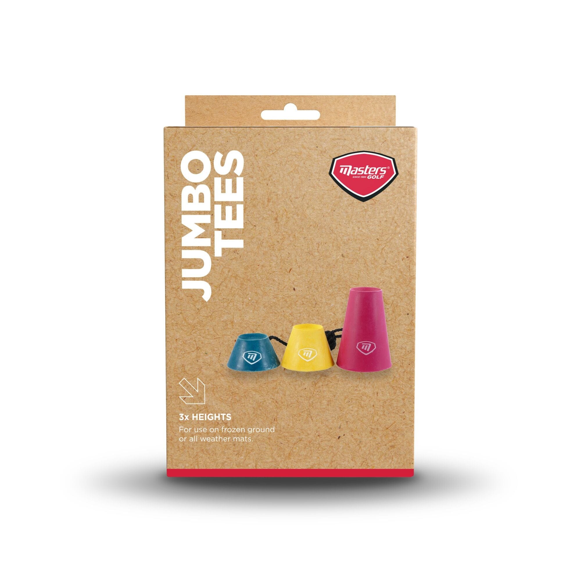 Masters Jumbo Pyramid Winter Golf Tees Stringed In Box MASTERS TEES Masters