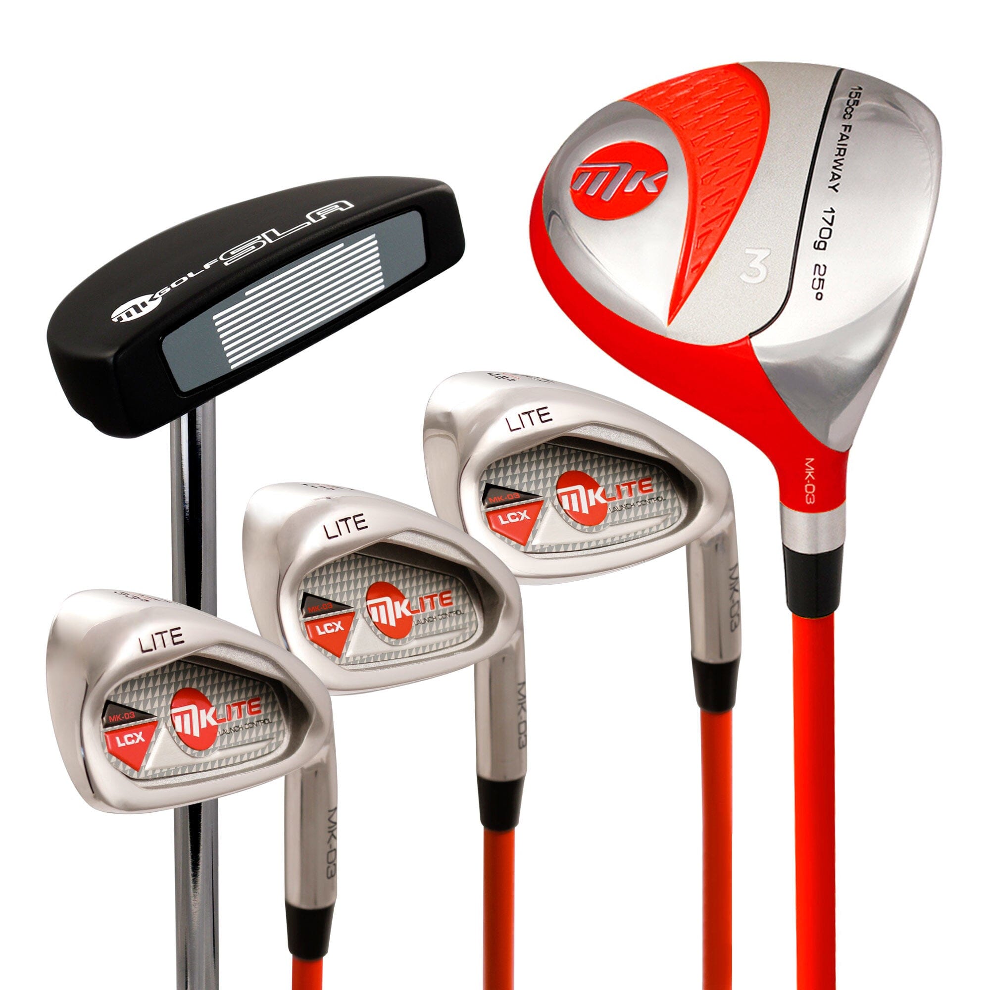 MKLite Half Set Red RH 53in/135cm MKIDS PACKAGE SETS Masters