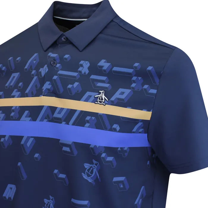 Penguin Got Game Stripe Golf Polo Shirt ***PRE-ORDER NOW*** PENGUIN POLO SHIRTS Penguin