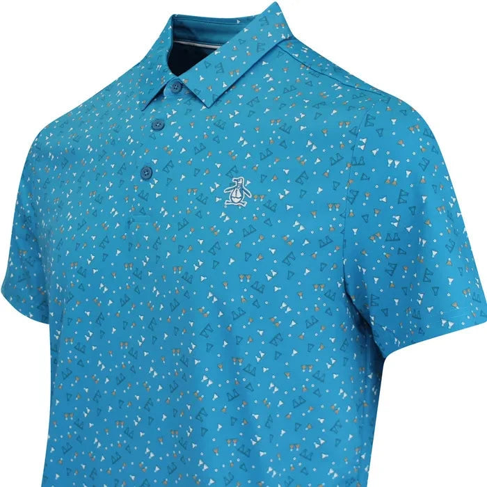 Penguin 19th Hole Sake-Tini Golf Polo Shirt PENGUIN POLO SHIRTS Penguin