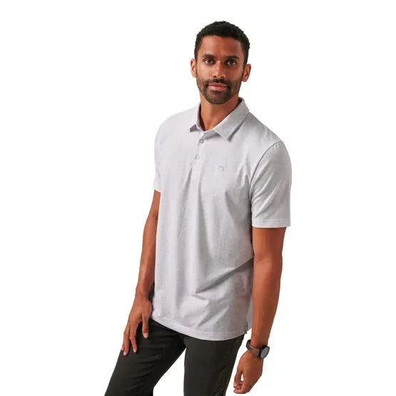 TravisMathews Free Passage Golf Polo Shirt TRAVISMATHEW POLO SHIRT Travismathews