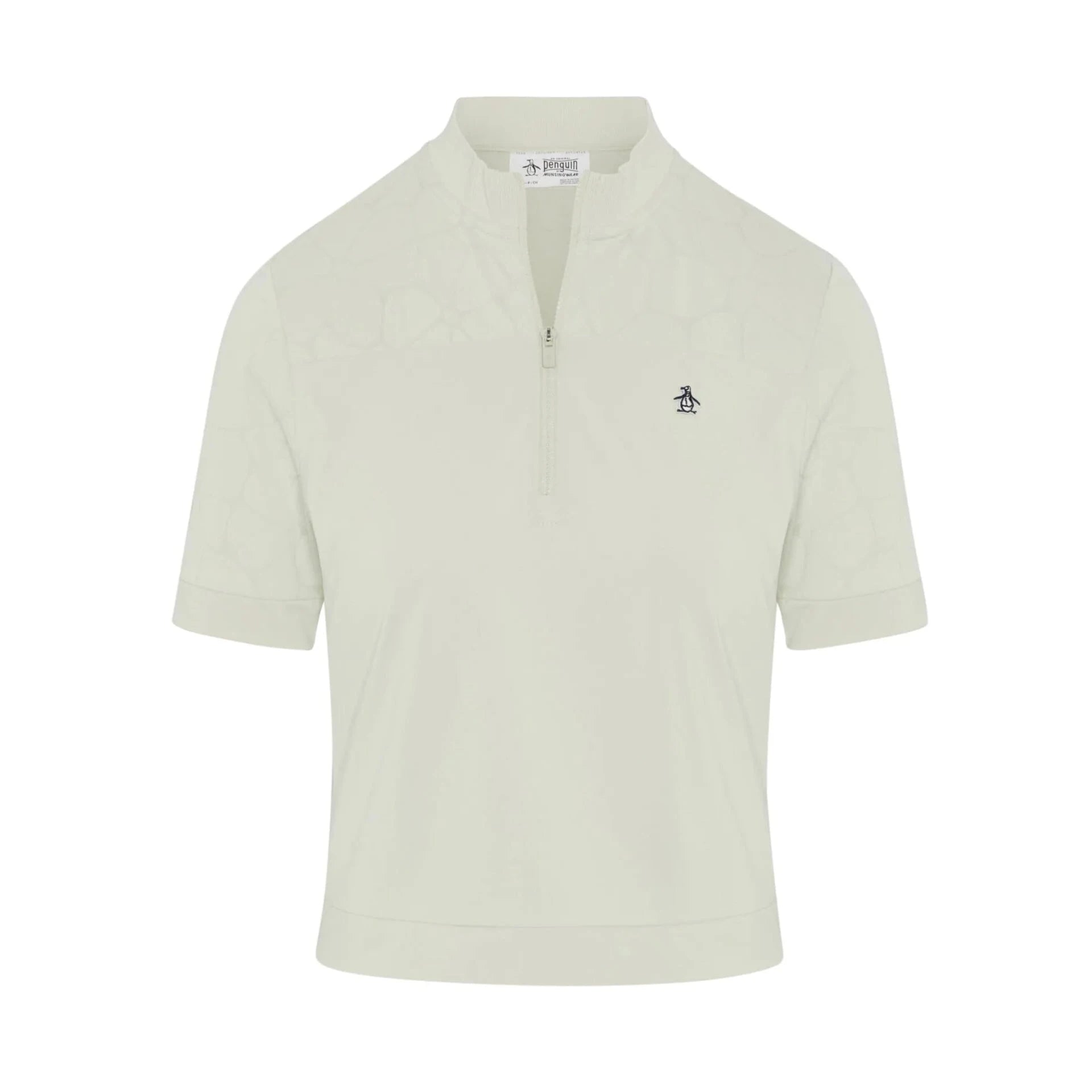 Penguin Laser Cut Floral Halbarm Golf Polo Shirt PENGUIN LADIES POLOS Penguin