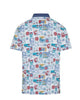 Penguin Pete Stamp Roadmap Halbarm Golf Polo Shirt PENGUIN POLO SHIRTS Penguin