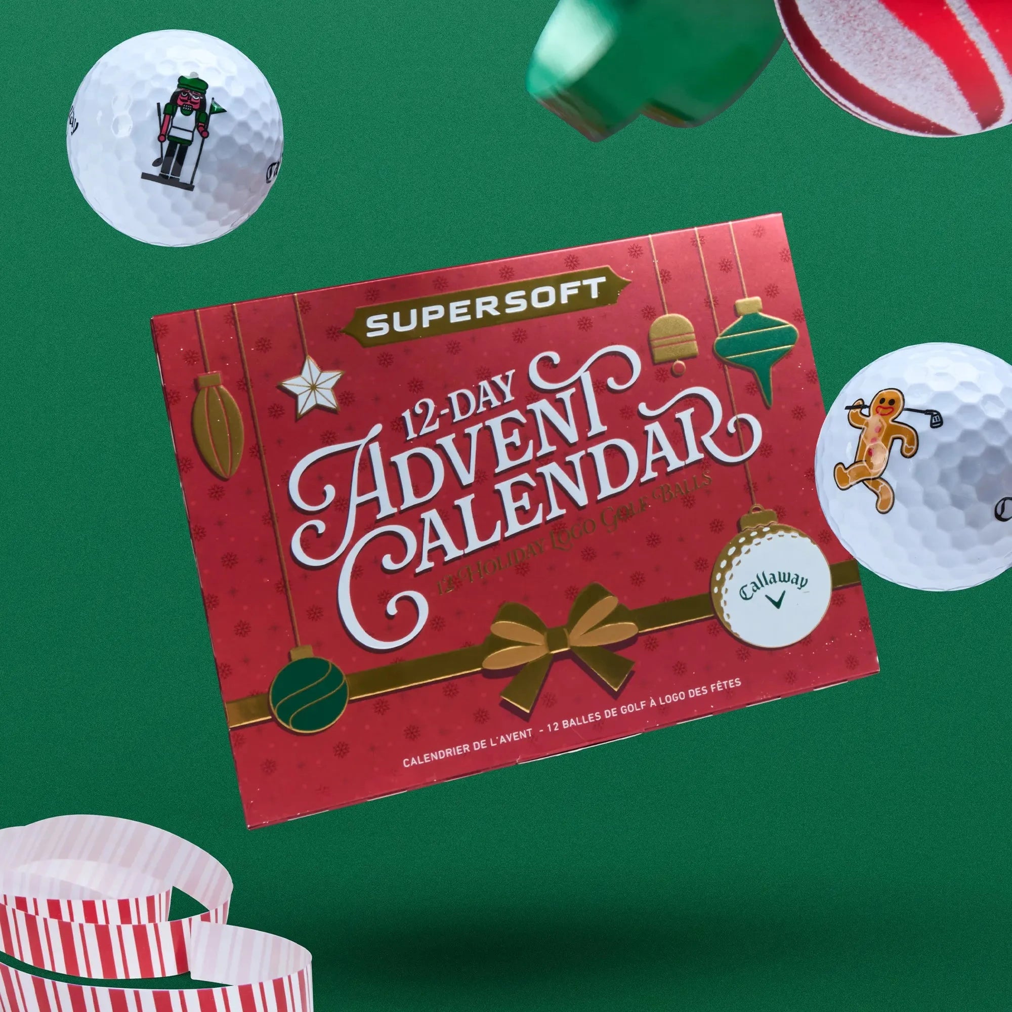 Callaway Supersoft 12-Day Advent Calendar Golf Balls CALLAWAY BALLS Callaway