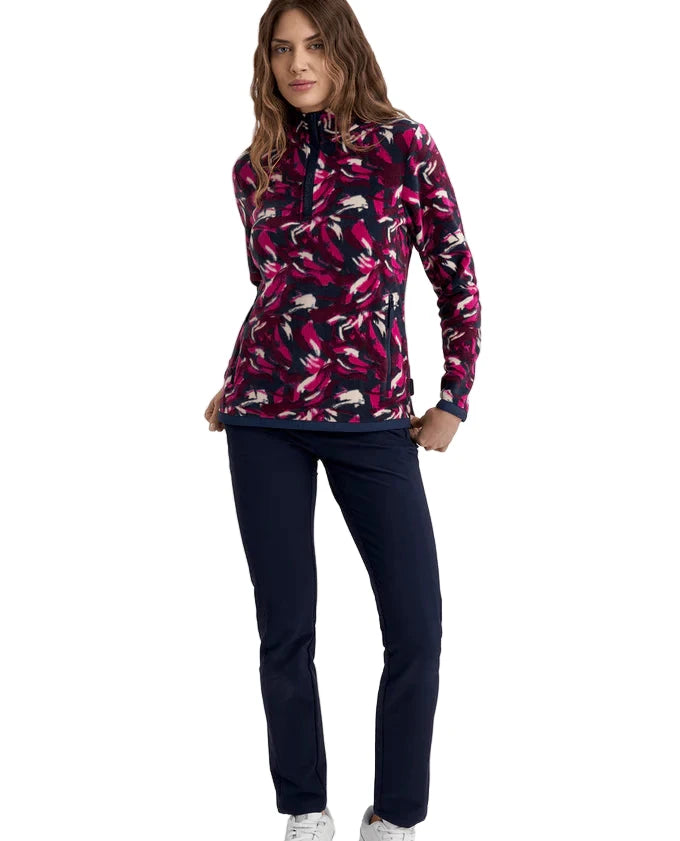 Calvin Klein Tate 1/4 Zip Golf Fleece CK LADIES SWEATER Calvin Klein