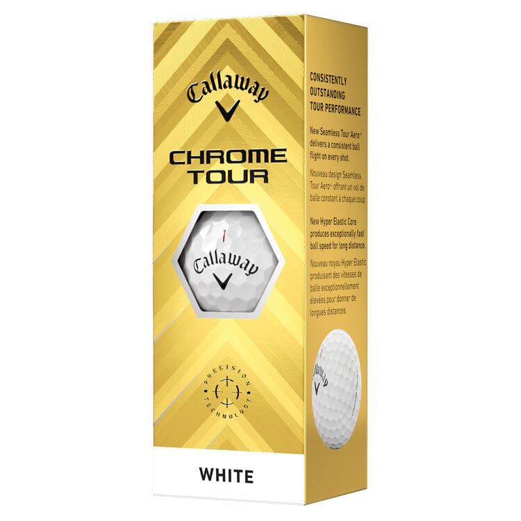 Callaway Chrome Tour White Golf Balls 12Pk CALLAWAY BALLS Callaway