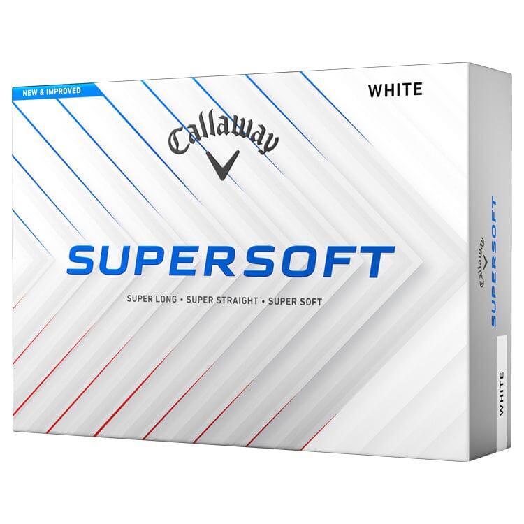 Callaway 2025 Supersoft White Golf Balls 12Pk CALLAWAY BALLS Callaway
