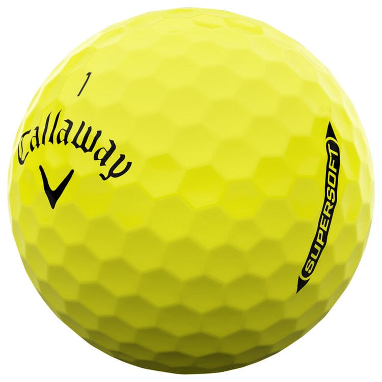 Callaway 2025 Supersoft Yellow Golf Balls 12Pk CALLAWAY BALLS Callaway