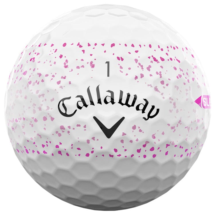 Callaway Supersoft Pink Splatter Golf Balls 12Pk CALLAWAY BALLS Callaway