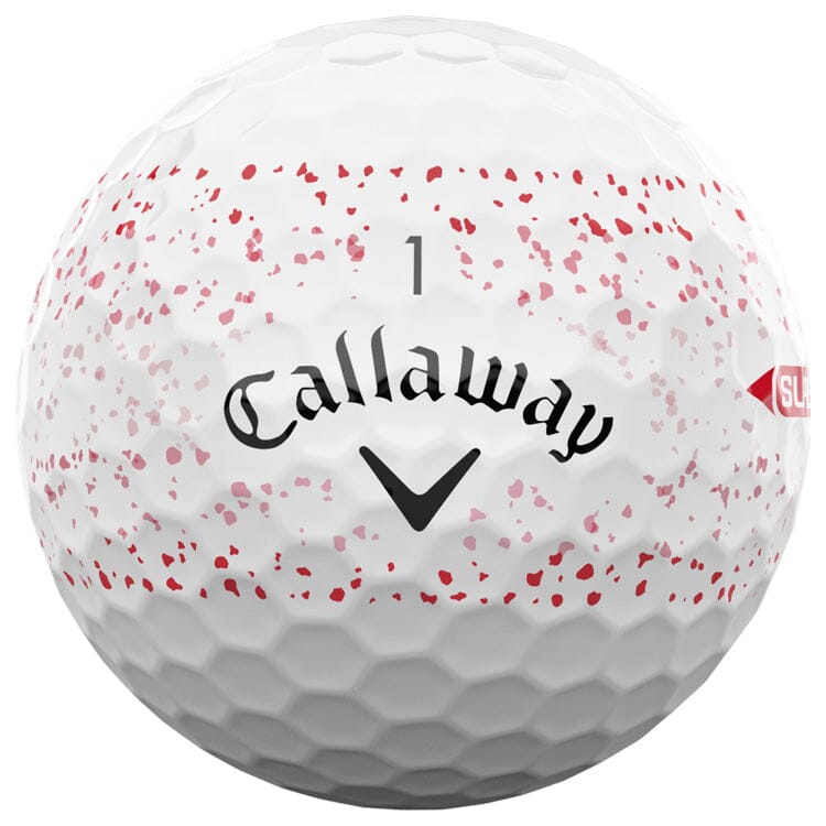 Callaway Supersoft Red Splatter Golf Balls 12Pk CALLAWAY BALLS Callaway
