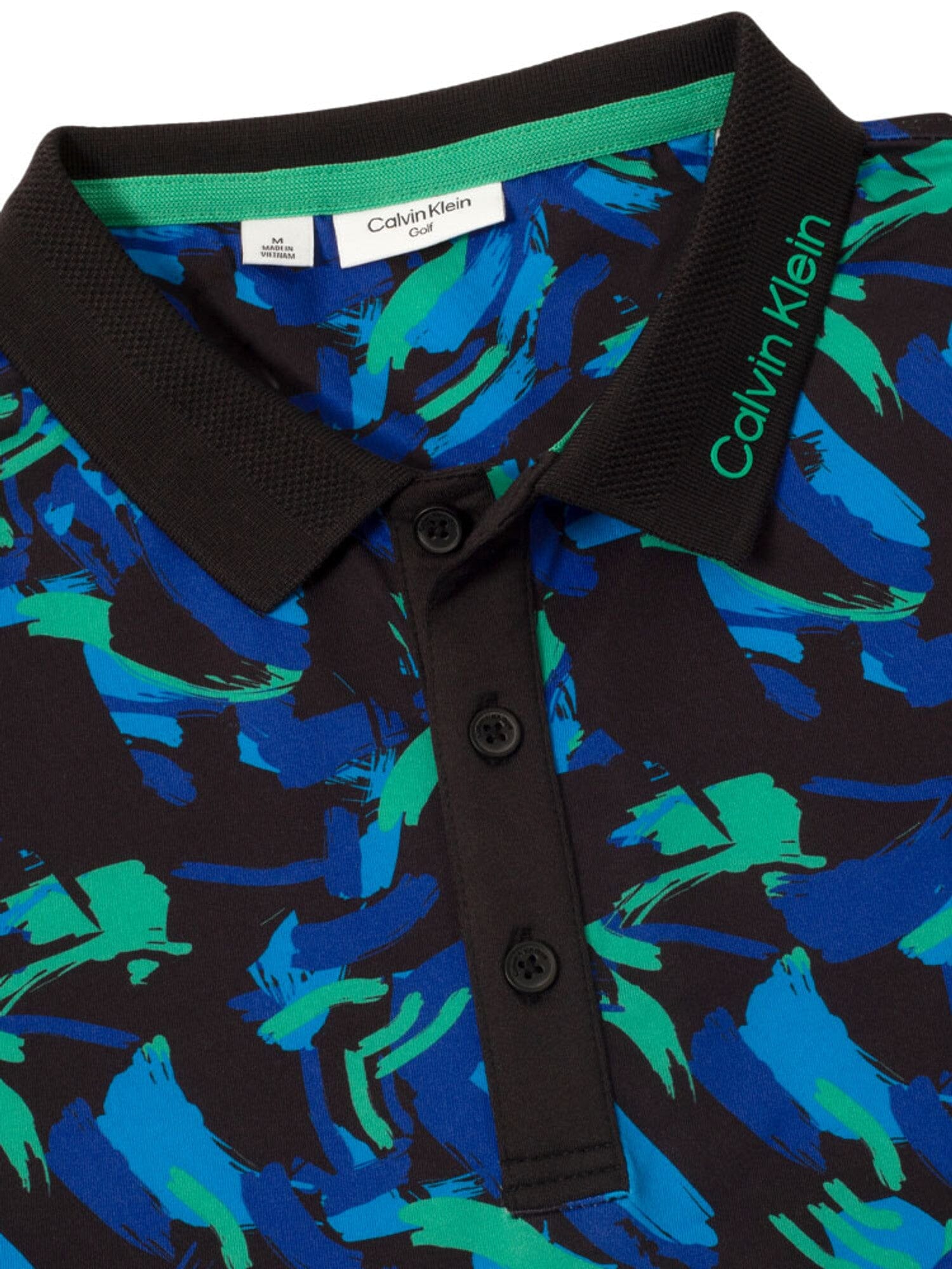 Calvin Klein Brushstroke Print Golf Polo Shirt CK MENS POLOS Calvin Klein
