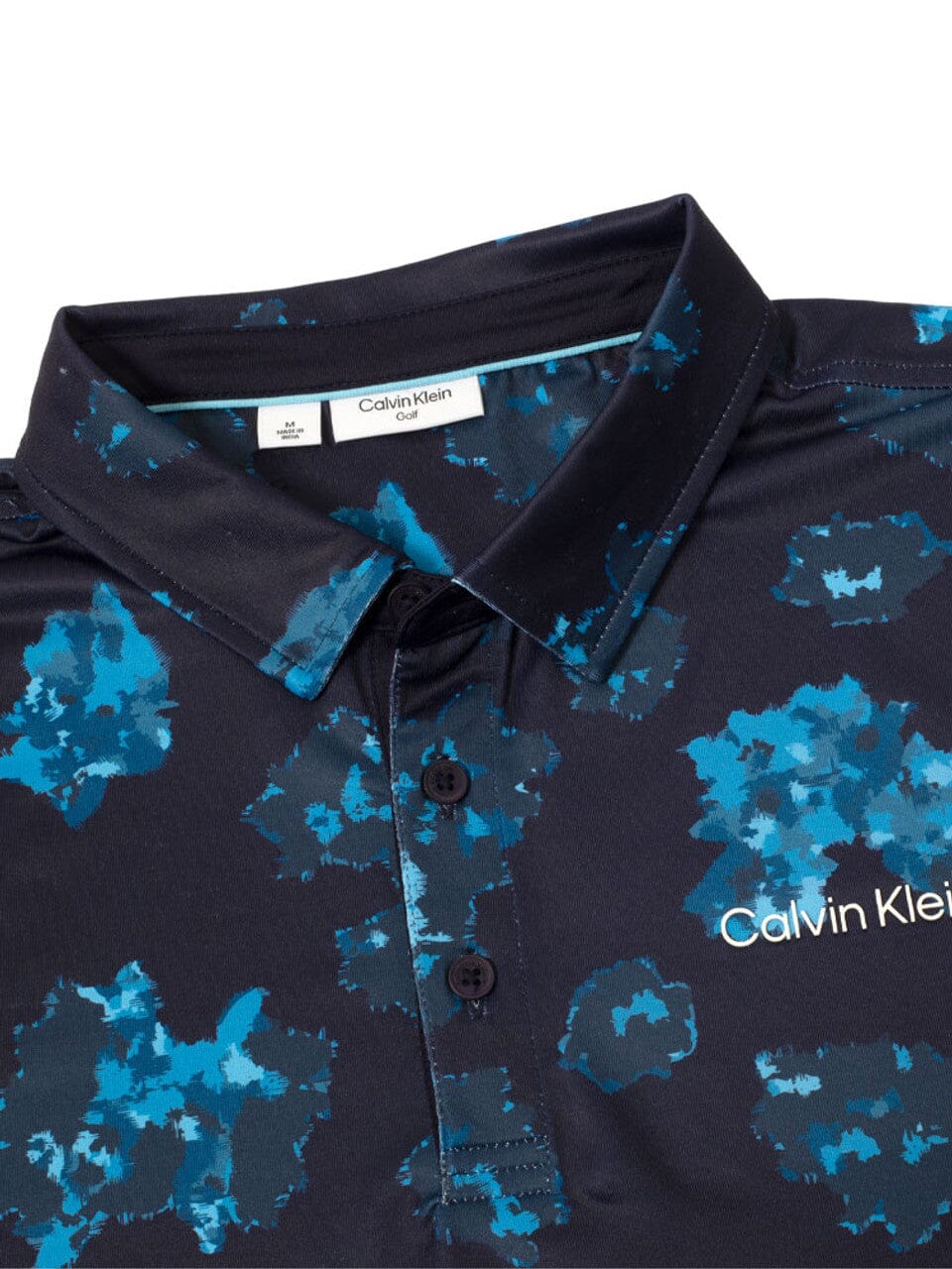 Calvin Klein Cyber Floral Print Golf Polo Shirt CK MENS POLOS Calvin Klein