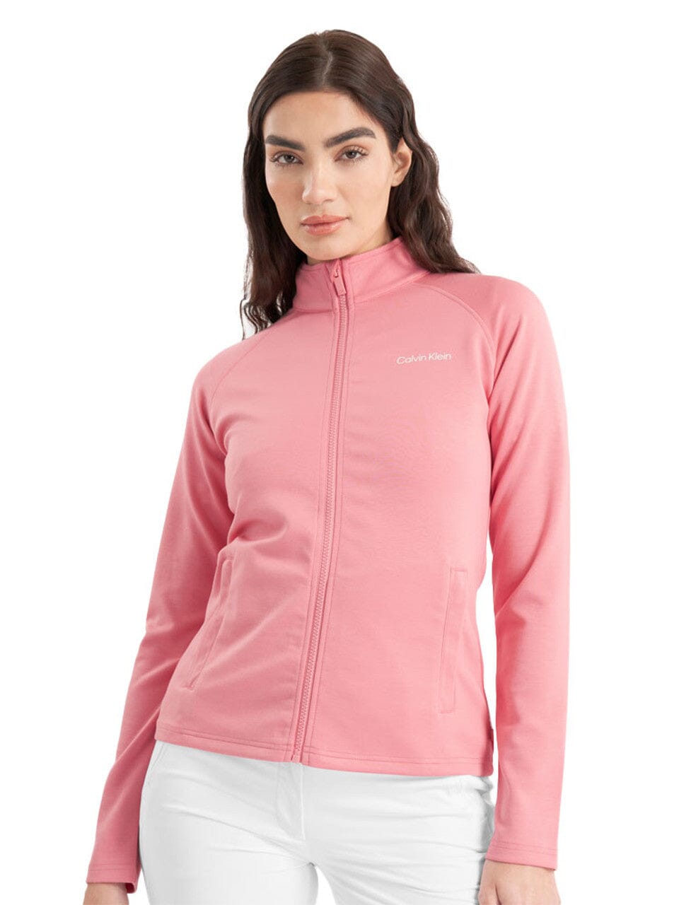 Calvin Klein Blanco Full Zip Jacket CK LADIES JACKETS Calvin Klein