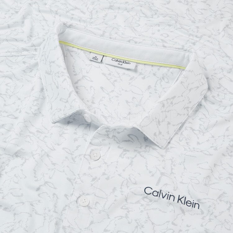 Calvin Klein Abstract Watercolour Golf Polo Shirt CK MENS POLOS Calvin Klein