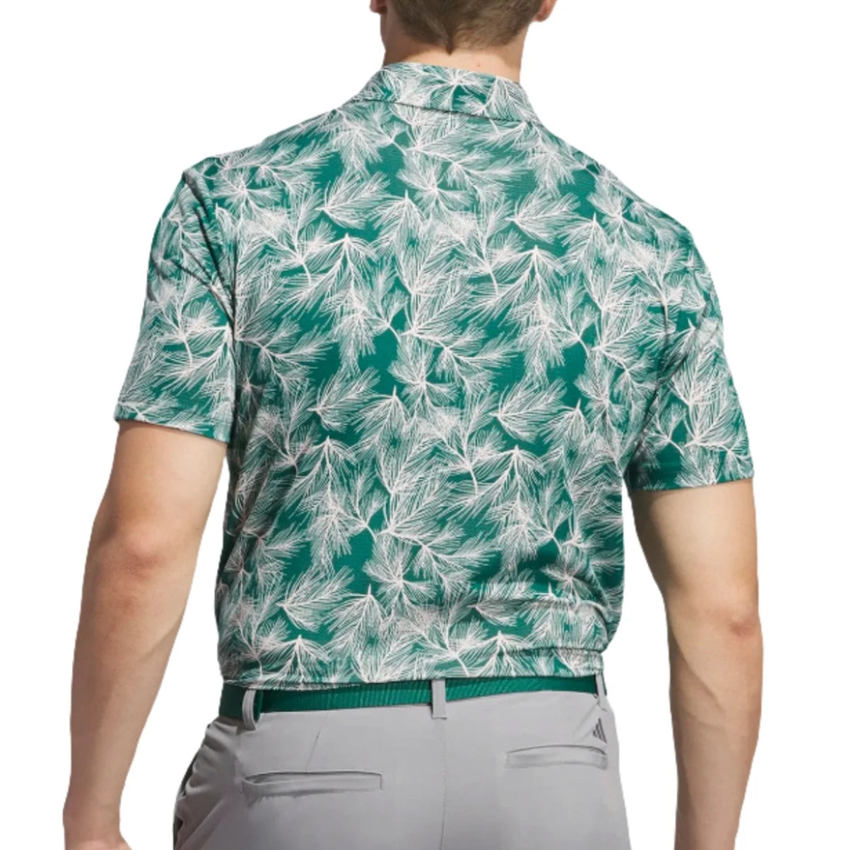 adidas Mesh Print Golf Polo Shirt ADIDAS MENS POLOS adidas