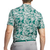 adidas Mesh Print Golf Polo Shirt ADIDAS MENS POLOS adidas