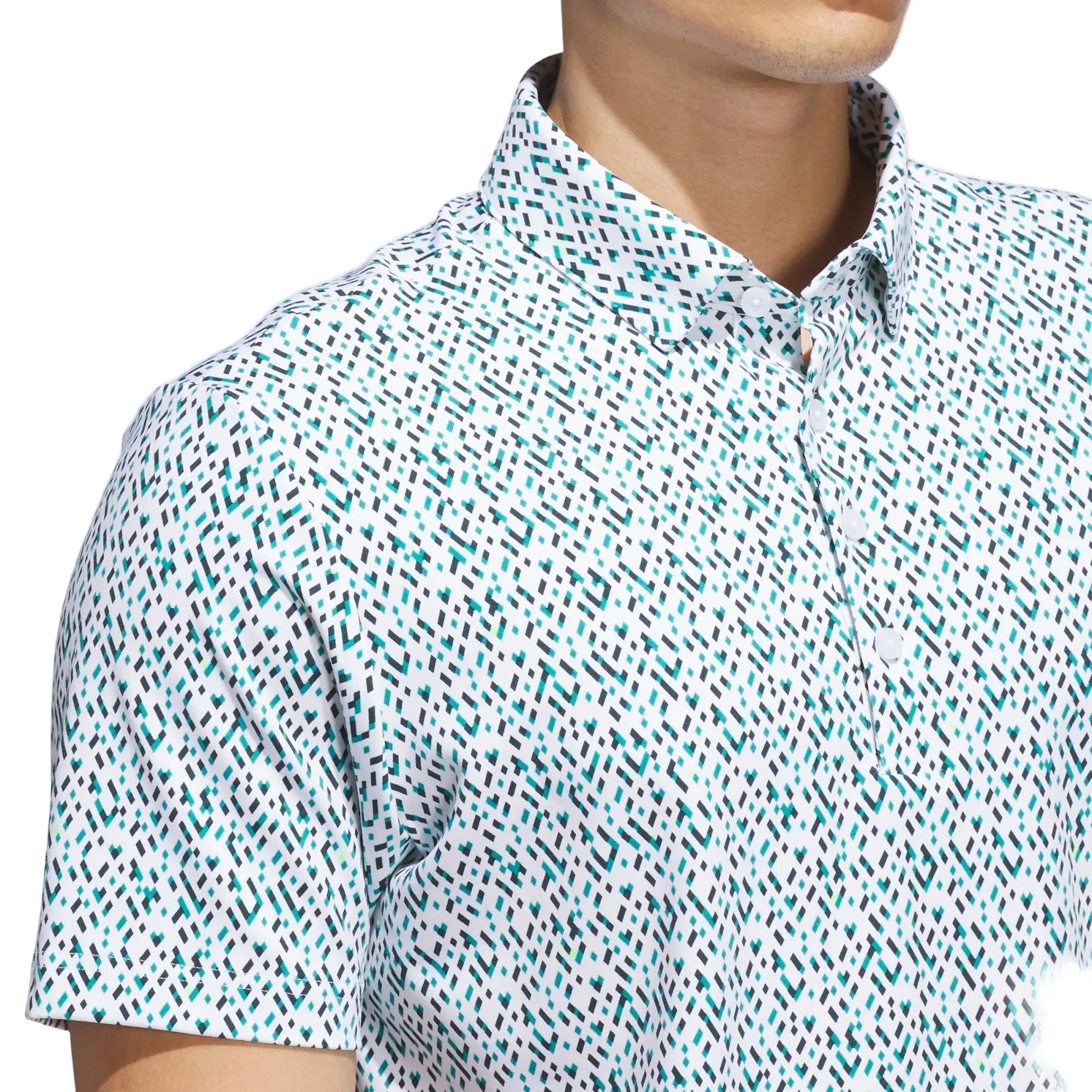 adidas Ultimate Micro Argyle Golf Polo Shirt ADIDAS MENS POLOS adidas