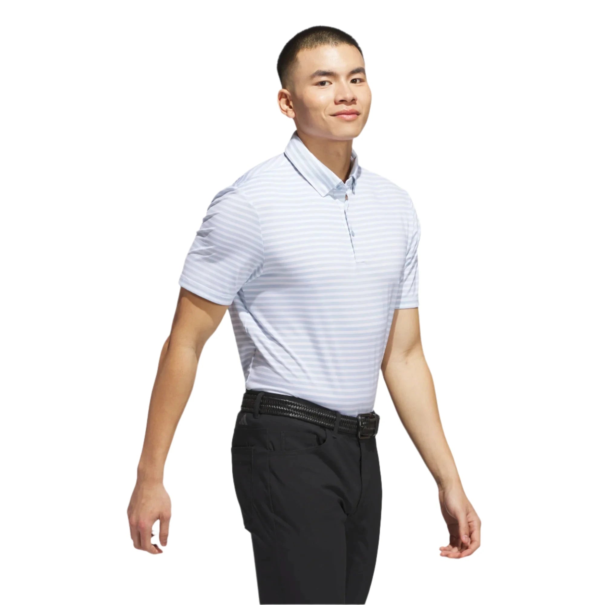 adidas Ultimate Stripe Golf Polo Shirt ADIDAS MENS POLOS adidas