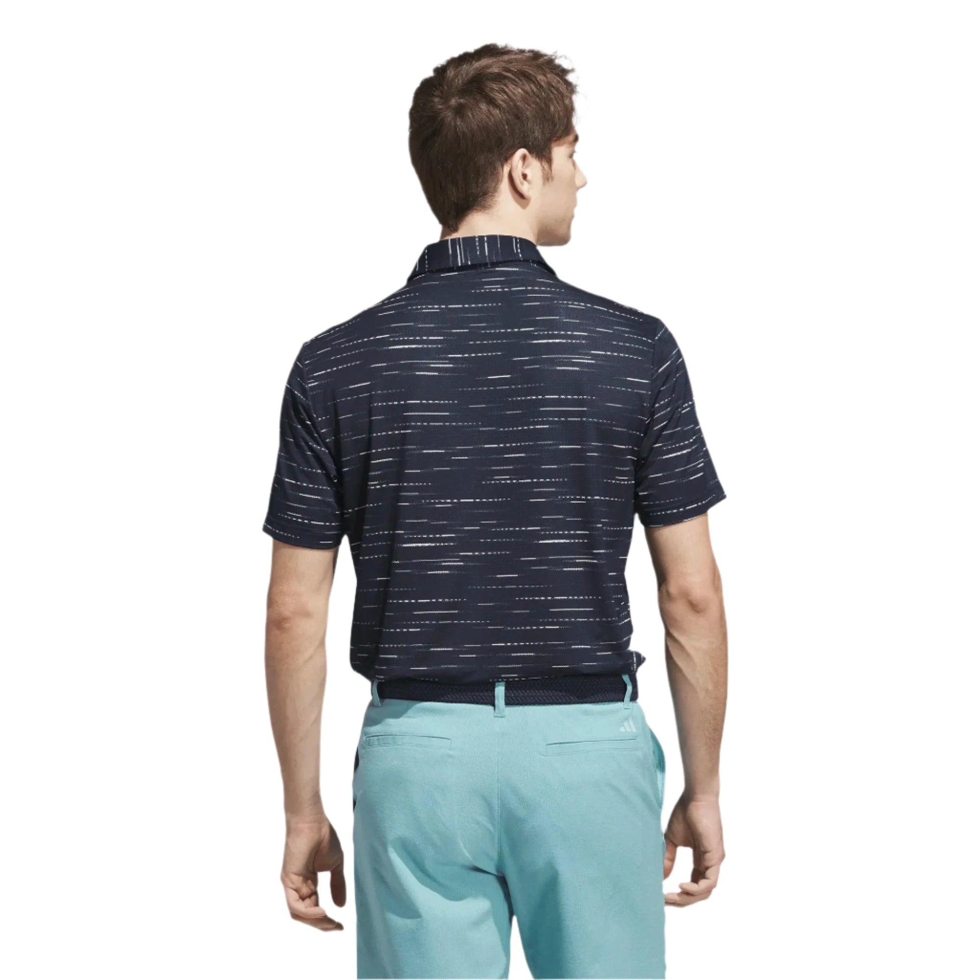 adidas Ultimate Mesh Print Golf Polo Shirt ADIDAS MENS POLOS adidas
