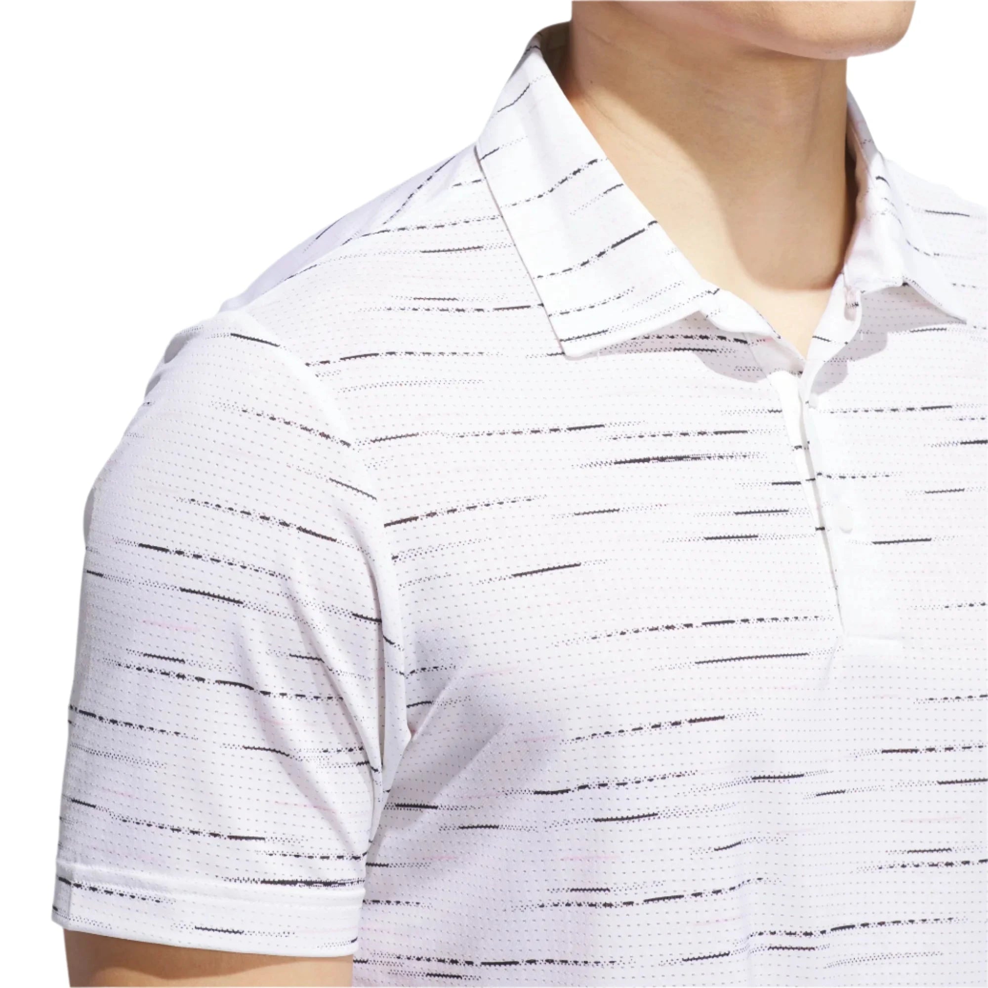 adidas Ultimate Mesh Print Golf Polo Shirt ADIDAS MENS POLOS adidas