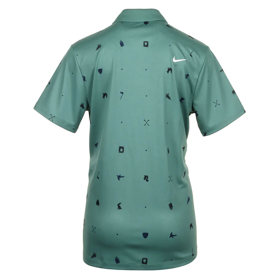 Nike Dri Fit Tour Icon Print Golf Polo Shirt Online Golf Shop Galaxy Golf