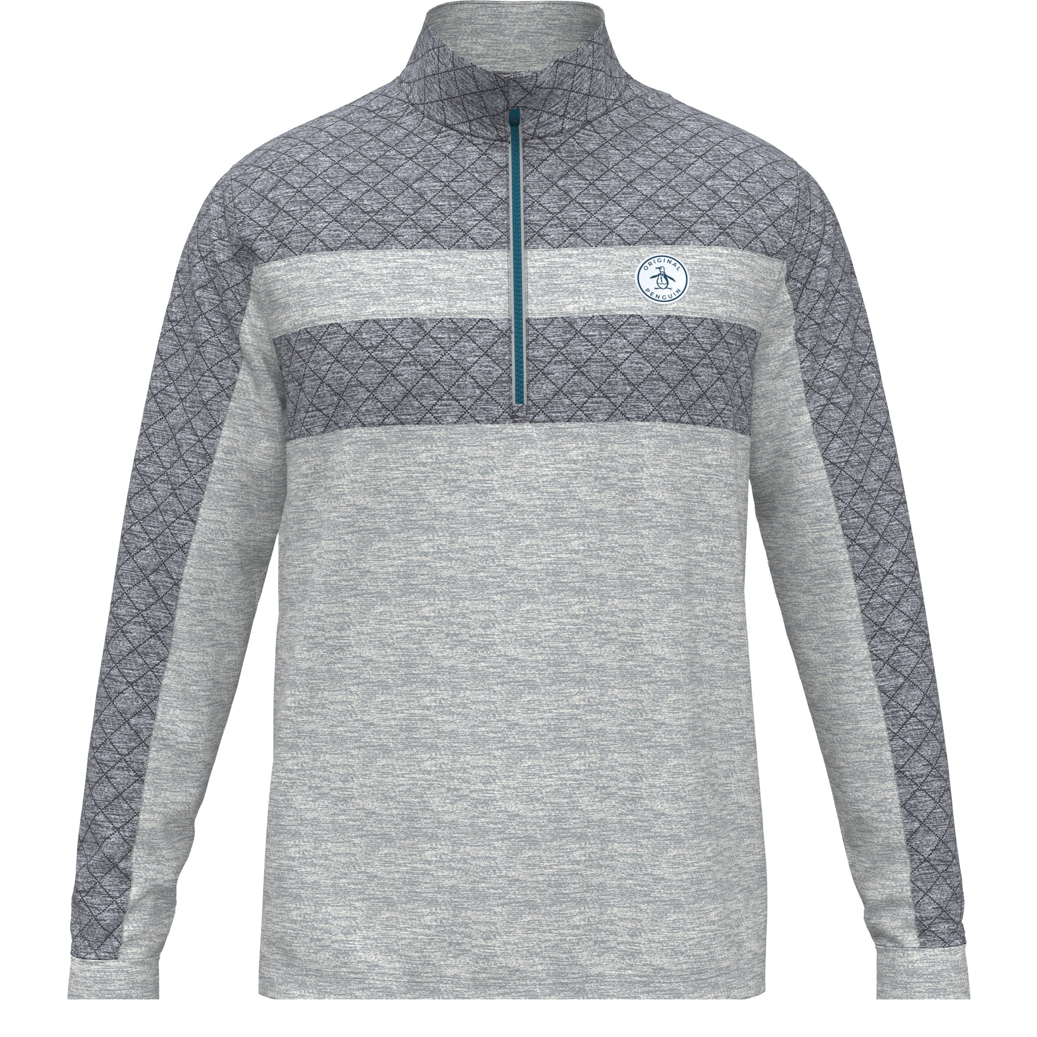 Penguin 1/4 Zip Mixed Media Heritage Golf Mid Layer ***PRE-ORDER NOW*** PENGUIN MID LAYERS Penguin