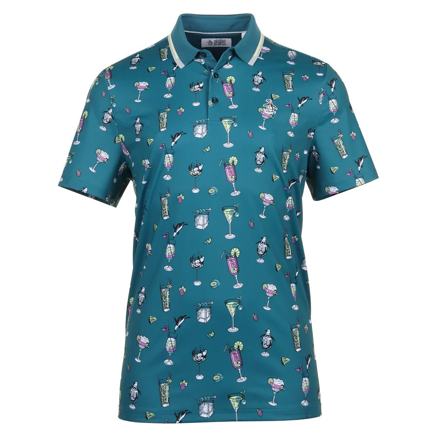 Penguin 19th Hole Conversational Golf Polo Shirt PENGUIN POLO SHIRTS Penguin