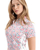Green Lamb Odelle Printed Golf Polo Shirt GREEN LAMB POLOS Green Lamb