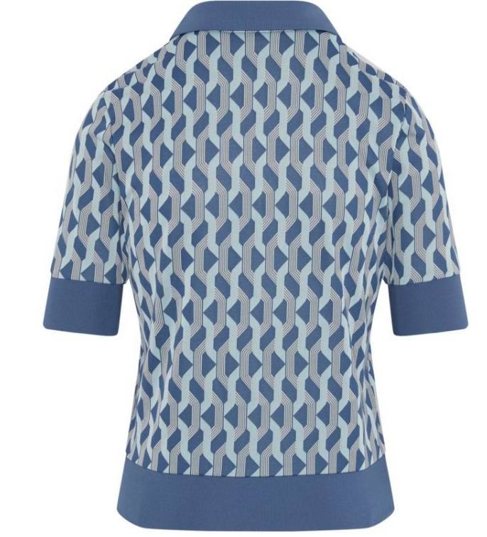 Penguin Geo Jacquard Golf Polo Shirt PENGUIN LADIES POLOS Penguin