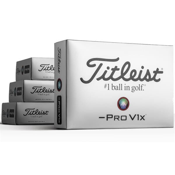 Titleist Pro V1x Left Dash White Golf Balls 48Pk TITLEIST BALLS Titleist