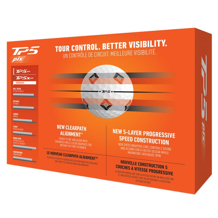 TaylorMade TP5 Pix Golf Balls 12Pk TAYLORMADE BALLS Taylormade