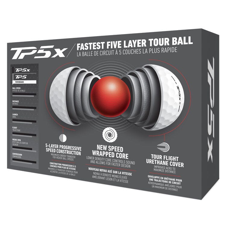 TaylorMade TP5x Golf Balls TAYLORMADE BALLS Taylormade