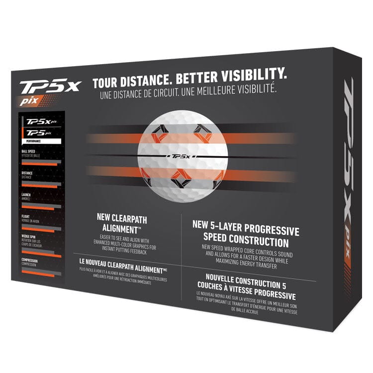 TaylorMade TP5x Pix Golf Balls 12Pk TAYLORMADE BALLS Taylormade