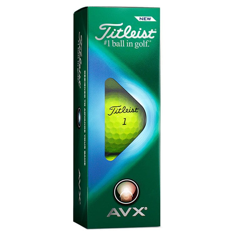 Titleist AVX Yellow Golf Balls 12Pk TITLEIST BALLS Titleist