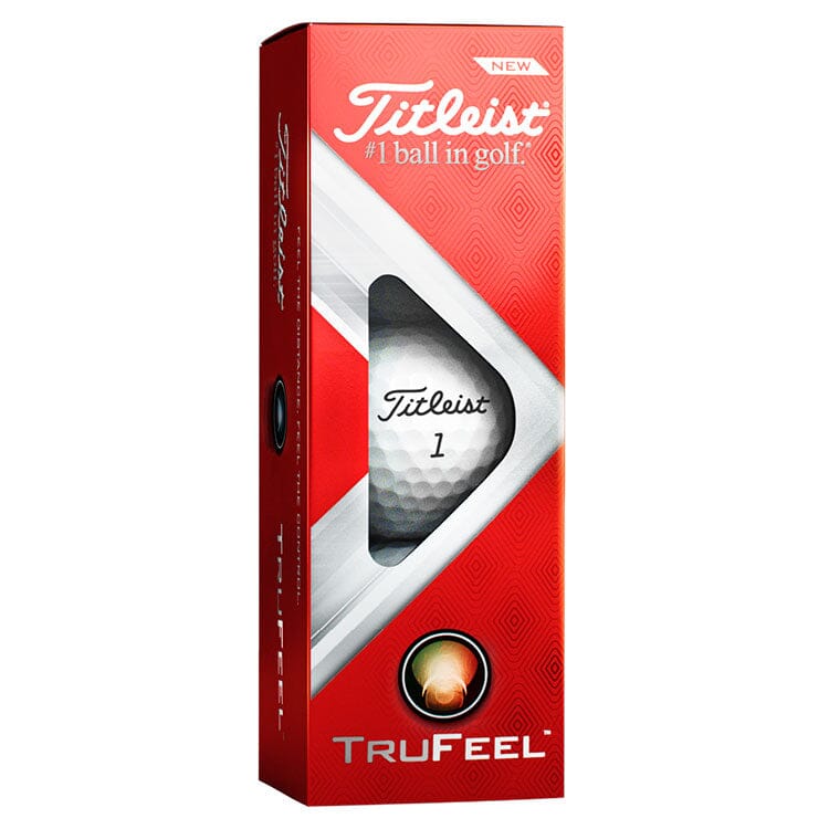 Titleist TruFeel White Golf Balls 12Pk TITLEIST BALLS Titleist