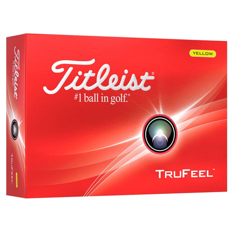 Titleist TruFeel Yellow Golf Balls 12Pk TITLEIST BALLS Titleist
