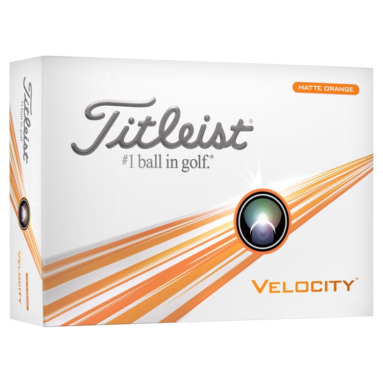 Titleist Velocity Matte Orange Golf Balls 12Pk TITLEIST BALLS Titleist