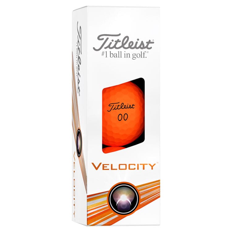 Titleist Velocity Matte Orange Golf Balls 12Pk TITLEIST BALLS Titleist