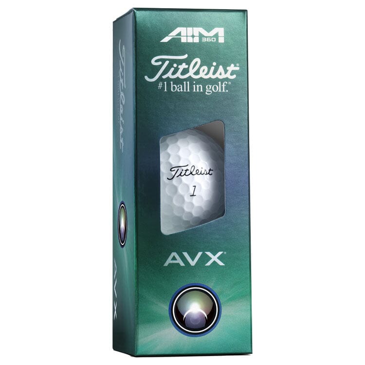 Titleist AVX AIM 360 White Golf Balls 12Pk TITLEIST BALLS Titleist