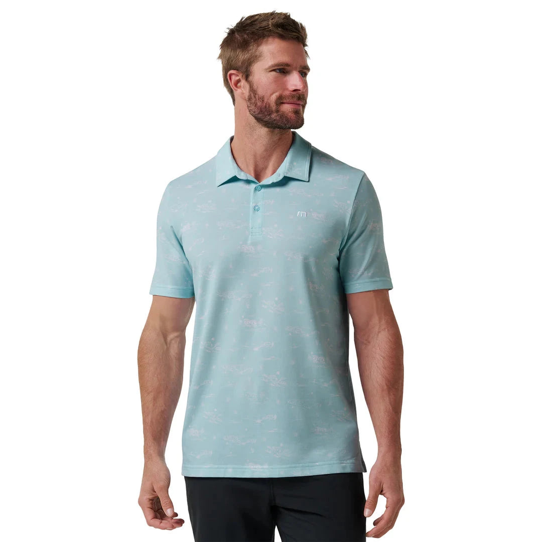TravisMathew Featherweight City Golf Polo Shirt TRAVISMATHEW POLO SHIRT Travismathews