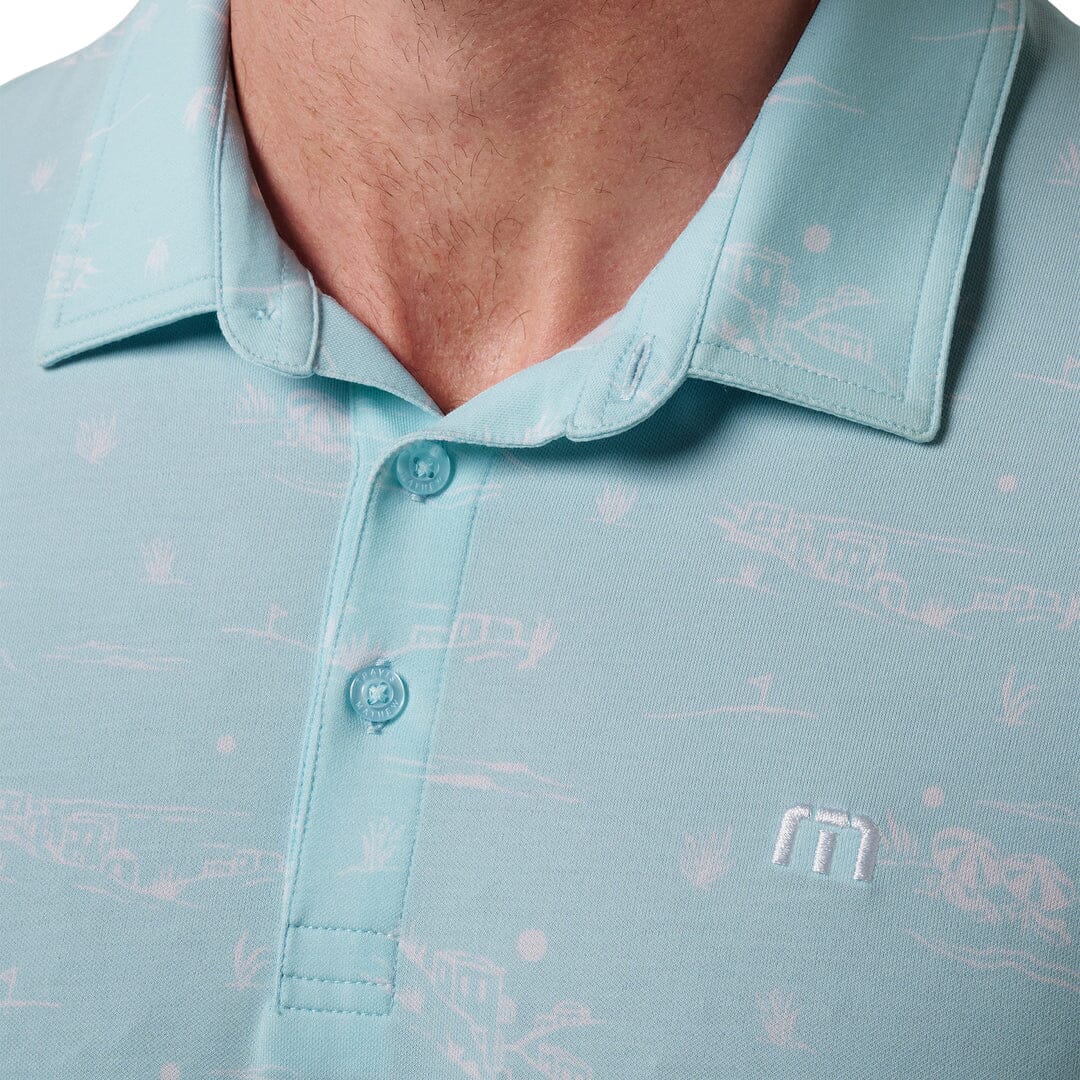 TravisMathew Featherweight City Golf Polo Shirt TRAVISMATHEW POLO SHIRT Travismathews