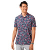 TravisMathew Flourish Golf Polo Shirt TRAVISMATHEW POLO SHIRT Travismathews