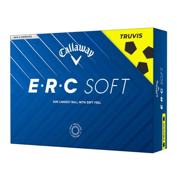 Callaway ERC Soft Truvis Yellow Golf Balls 12Pk CALLAWAY BALLS Callaway