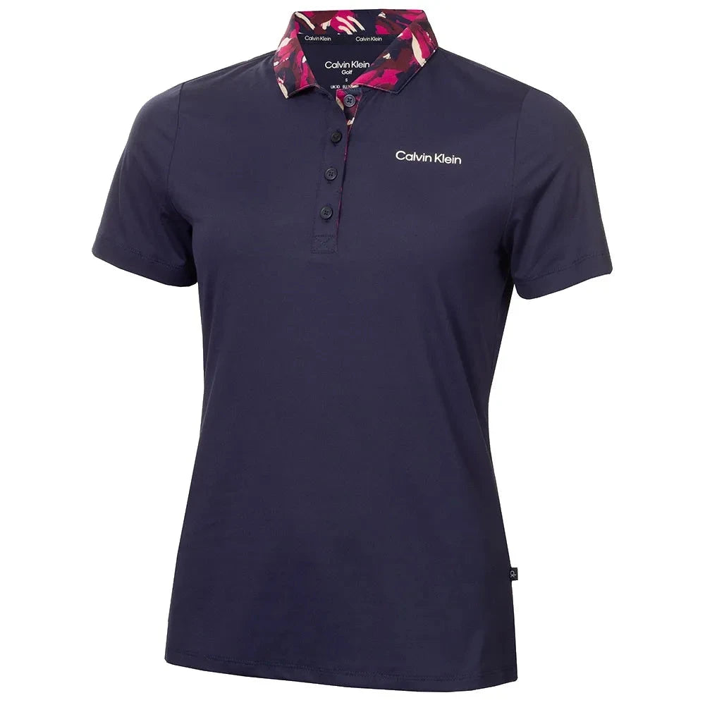 Calvin Klein Vesey Golf Polo Shirt CK LADIES POLOS Calvin Klein