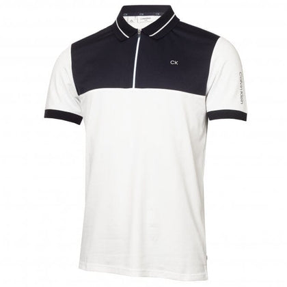 Calvin Klein Whitman Zip Neck Golf Polo Shirt CK MENS POLOS Calvin Klein 