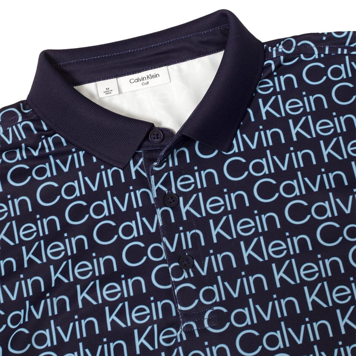 Calvin Klein CK Print Golf Polo Shirt CK MENS POLOS Calvin Klein